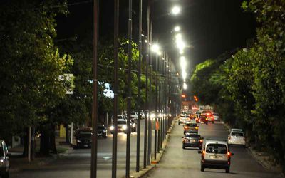 Se avanza con la iluminación de la avenida Avellaneda