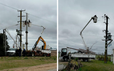 La Usina avanza en obras para mejorar el suministro eléctrico en la zona de VI Brigada Aérea