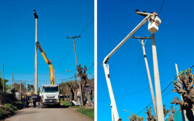 La Usina continúa modernizando su red eléctrica